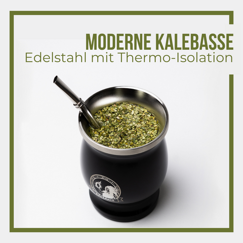 Moderne Kalebasse für Mate Tee