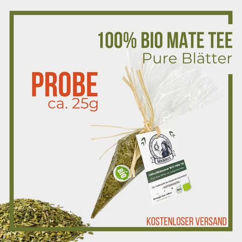 PROBE 100% Bio Mate-Tee | Pure Mate Blätter